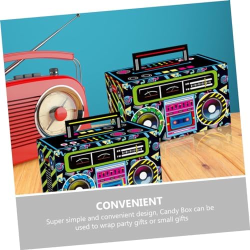 SOIMISS 12pcs Retro Cassette Tape Candy Box Party Favor Containers