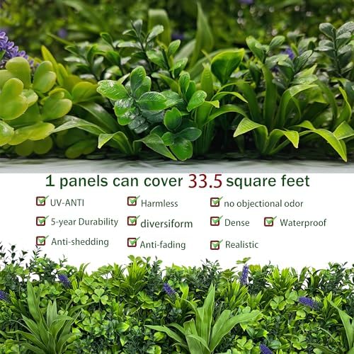 Artificial Ivy Wall Panel 40x120 Inches Privacy Fence Decor