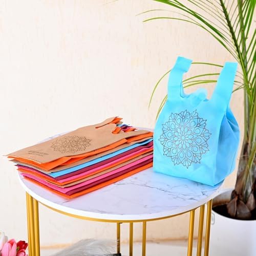 LOVENSPIRE Mandala Print Eco-Friendly Reusable Gift Bags