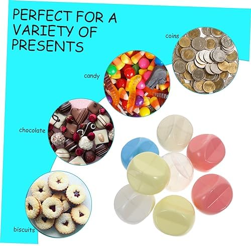 SUPVOX 8pcs Fillable Capsules Storage Boxes for Easter Parties and Celebrations