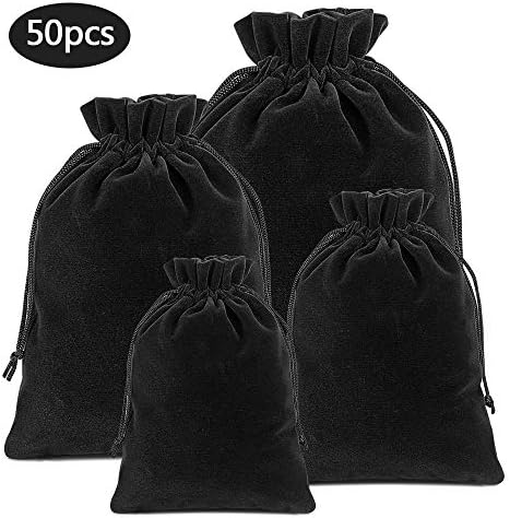 Lucky Monet Velvet Drawstring Bags for Gifts and Crafts 1
