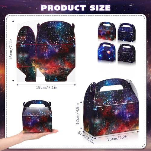 Nezyo Galaxy Space Gift Boxes 24 Pcs 48x24x52 Inches