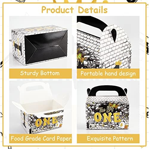 Fangleland 24pcs Hip Hop Birthday Gift Boxes with Handle
