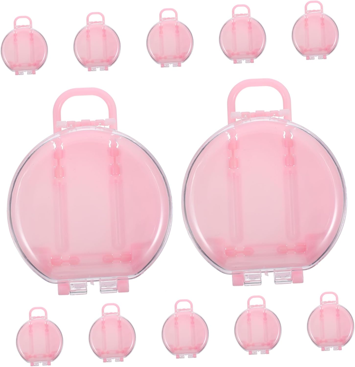 Unomor 12pcs Mini Round Candy Boxes for Weddings Parties and Birthdays