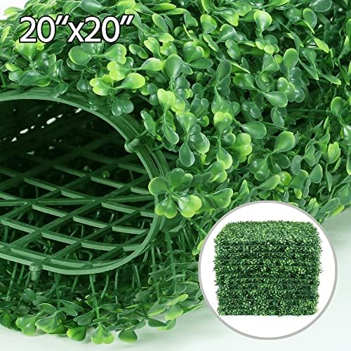 Yaheetech Artificial Boxwood Wall Panels 12PCS