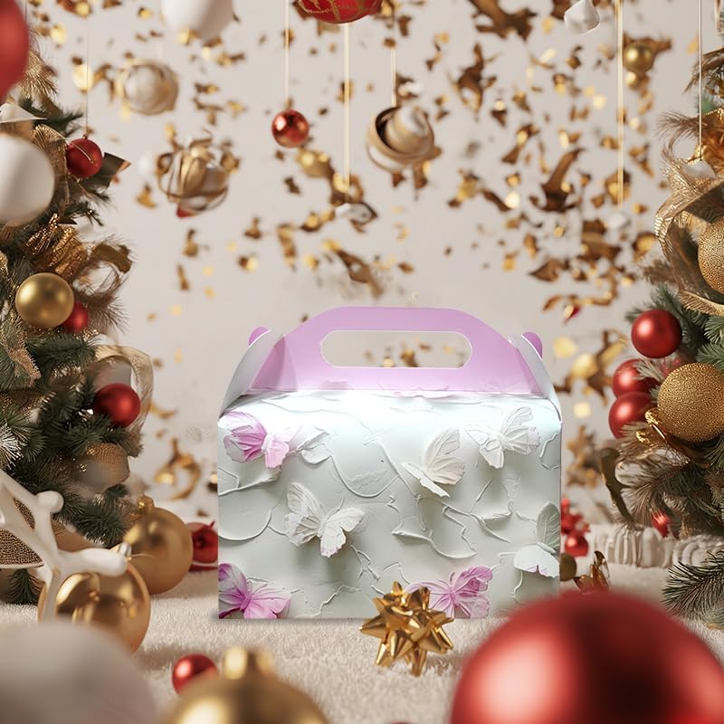 SOHOMEG 12 Piece Pink Butterfly Gift Box Set