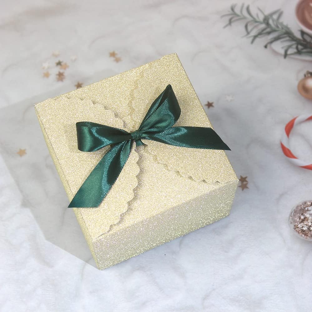 WEWILUCK Sparkling Gift Boxes for Christmas and Holiday Packaging