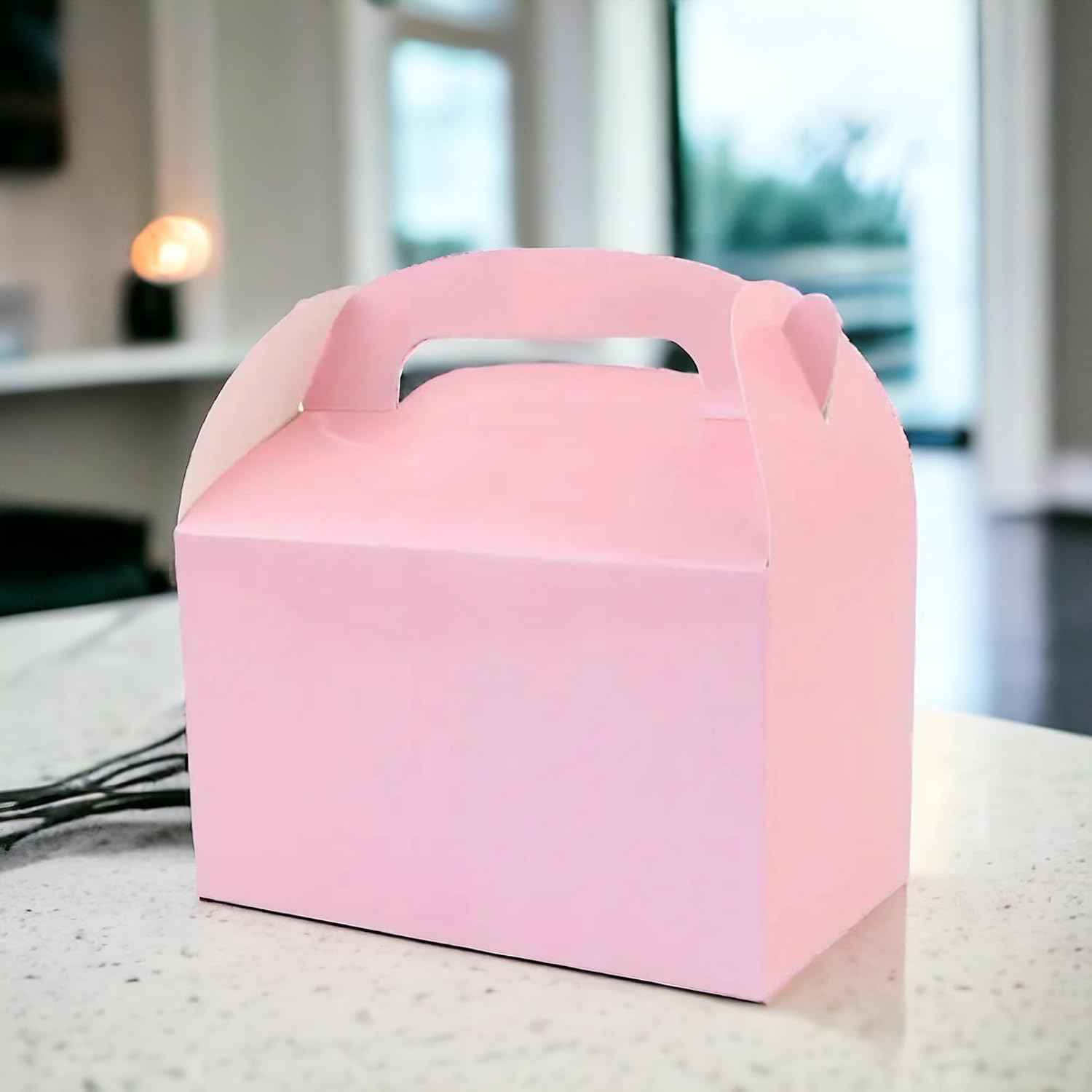 Oojami 24 Pack Light Pink Gable Treat Boxes