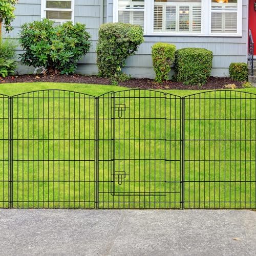 INJOPEXI Decorative Garden Fence 26ft x 36in