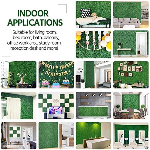 Yaheetech Artificial Boxwood Wall Panels 12PCS