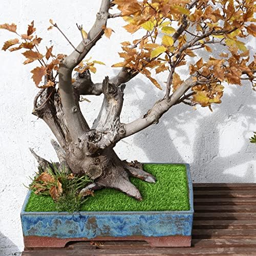 Aodaer 12 Pack Artificial Grass Mats for DIY Decoration