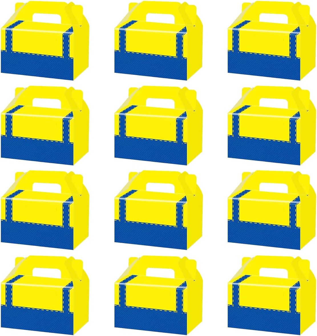 SHONHONG Yellow Cartoon Gift Boxes for Birthday Parties