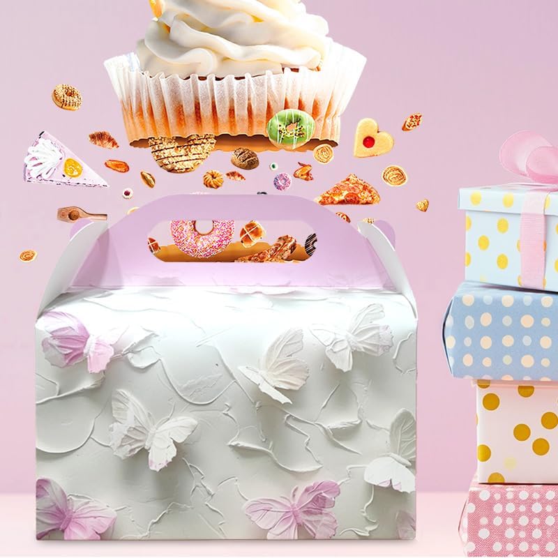 SOHOMEG 12 Piece Pink Butterfly Gift Box Set