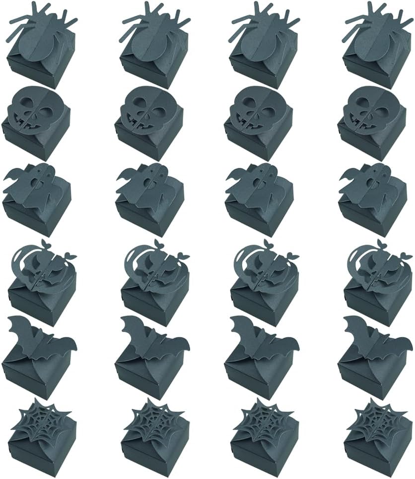 SaktopDeco 24 Piece Halloween Treat Boxes