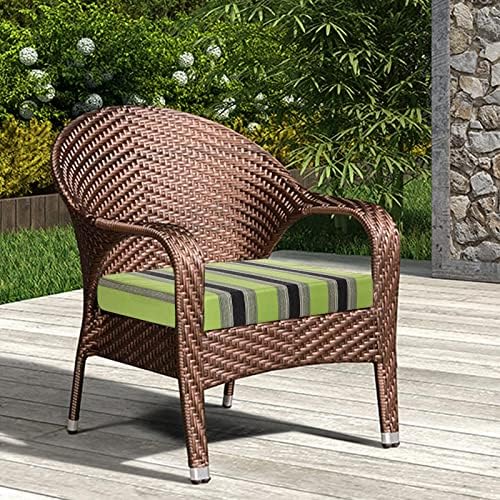24x24x4 Inch Green Outdoor Cushion Covers 2 Pack