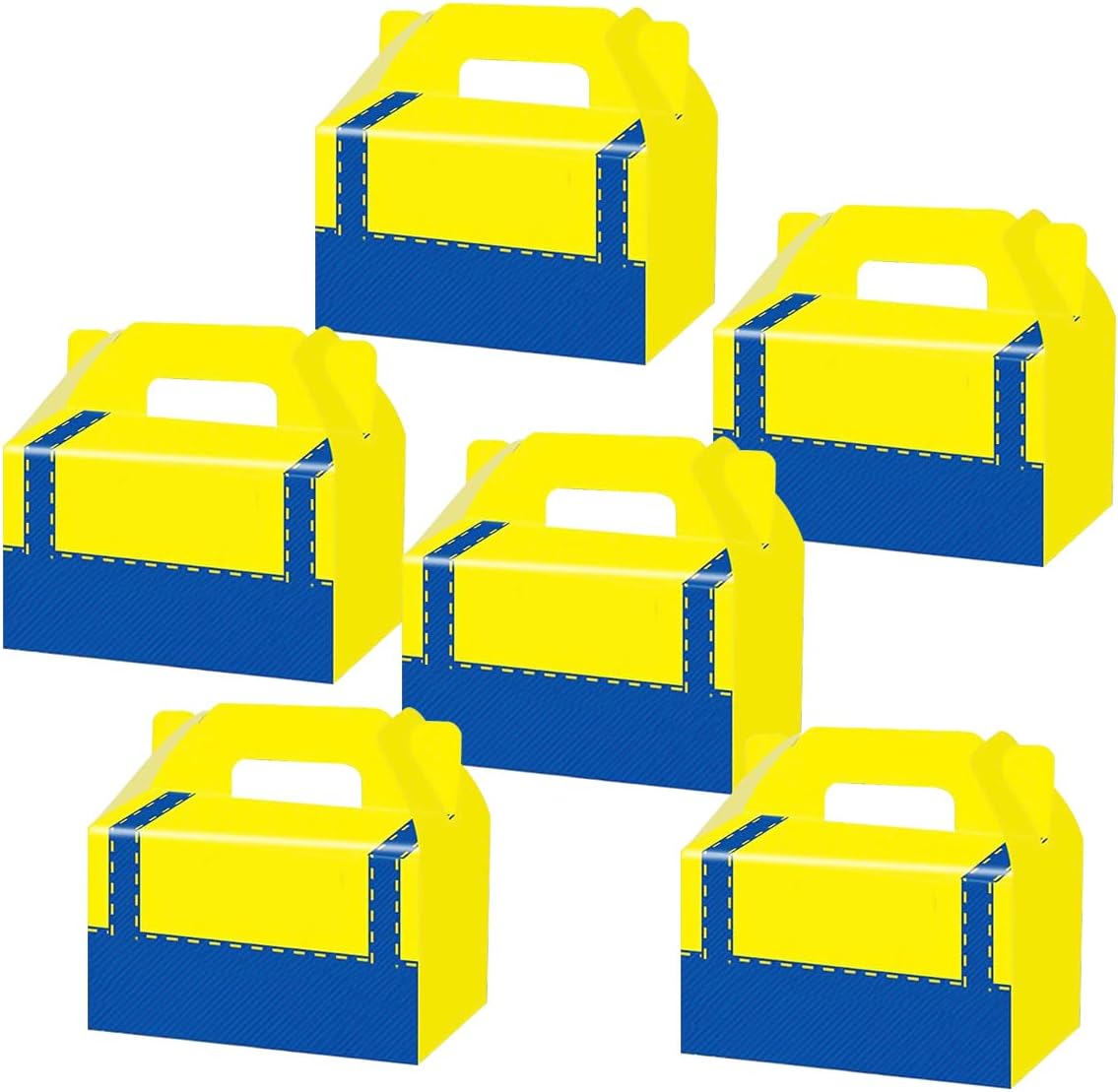 SHONHONG Yellow Cartoon Gift Boxes for Birthday Parties