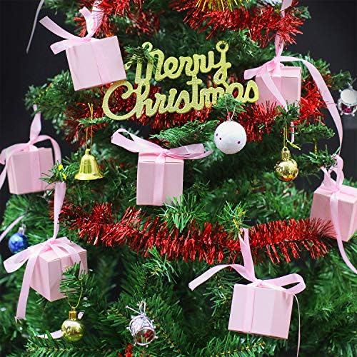 KPOSIYA 100 Pack White Gift Boxes with Ribbons