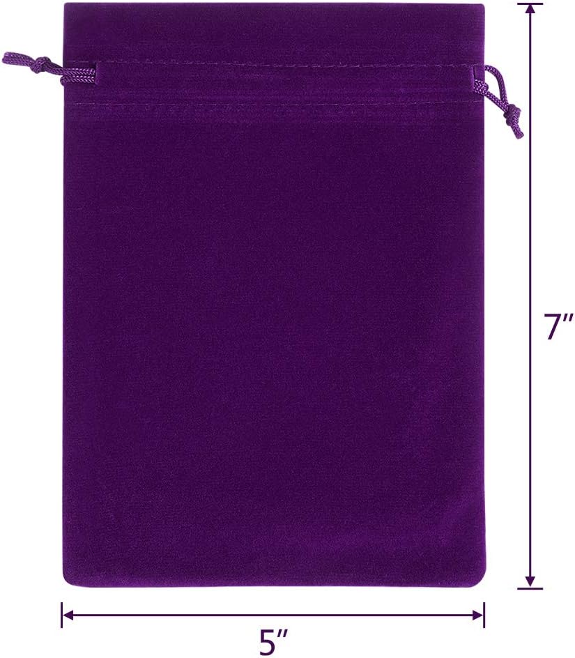 Lucky Monet Velvet Drawstring Bags for Gifts and Jewelry