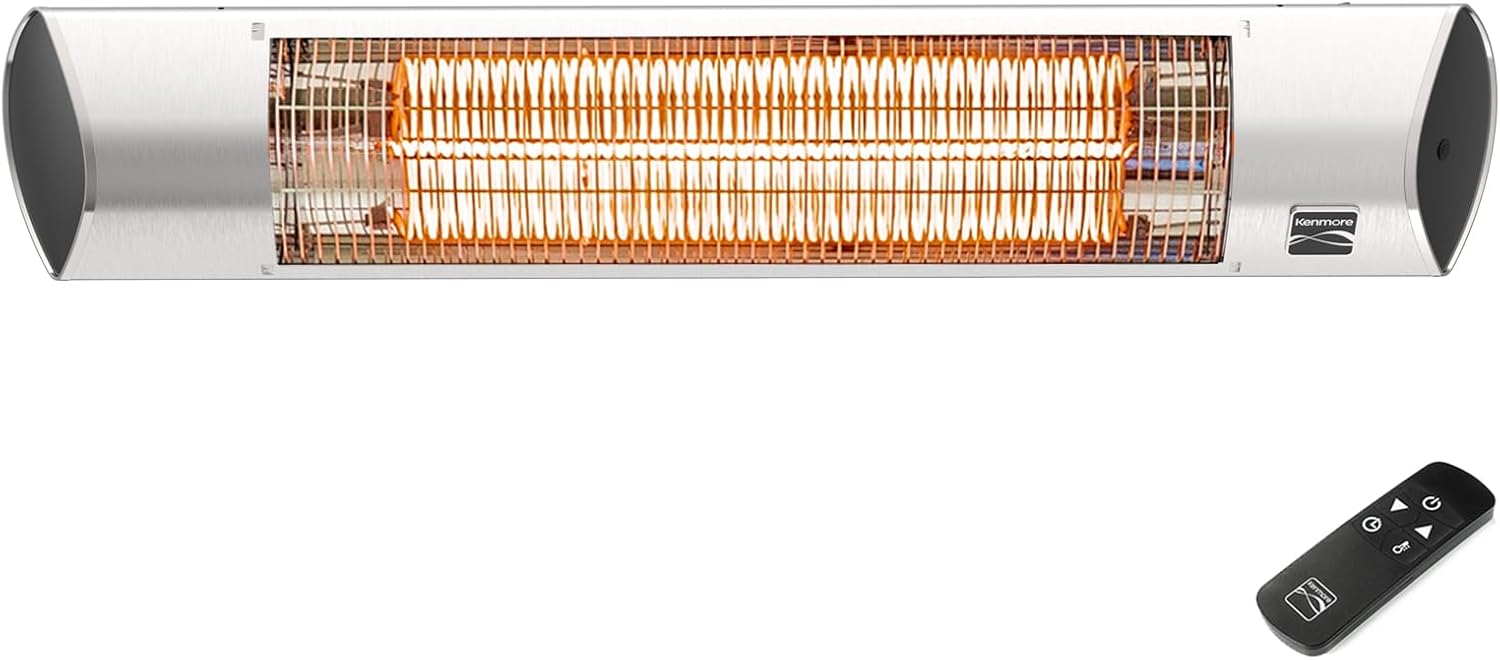 Kenmore 1500W Infrared Electric Heater with Remote