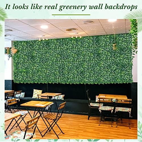 Crowye 24 Pcs Artificial Boxwood Panels for Privacy Screens