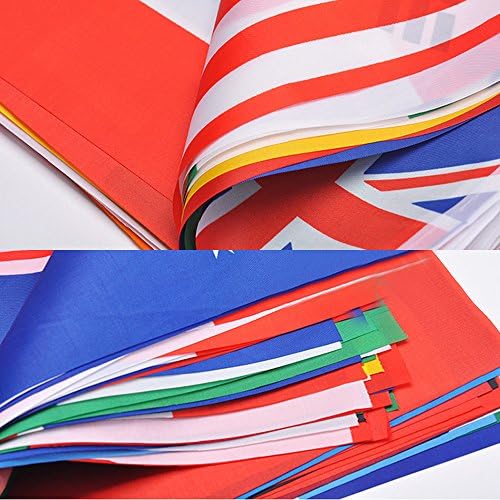 G2PLUS International Flags 50 Country Olympic Pennant Set