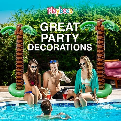 Giant Inflatable Palm Trees 2 Pack 6 Foot Sturdy