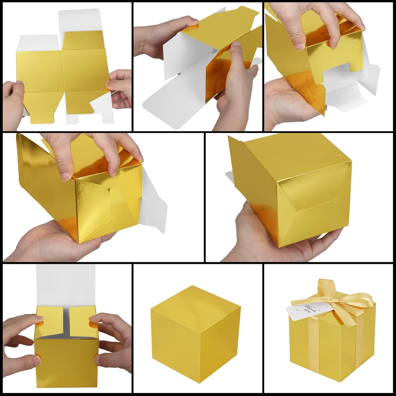 100 Pack Small Gift Boxes with Lids for Parties