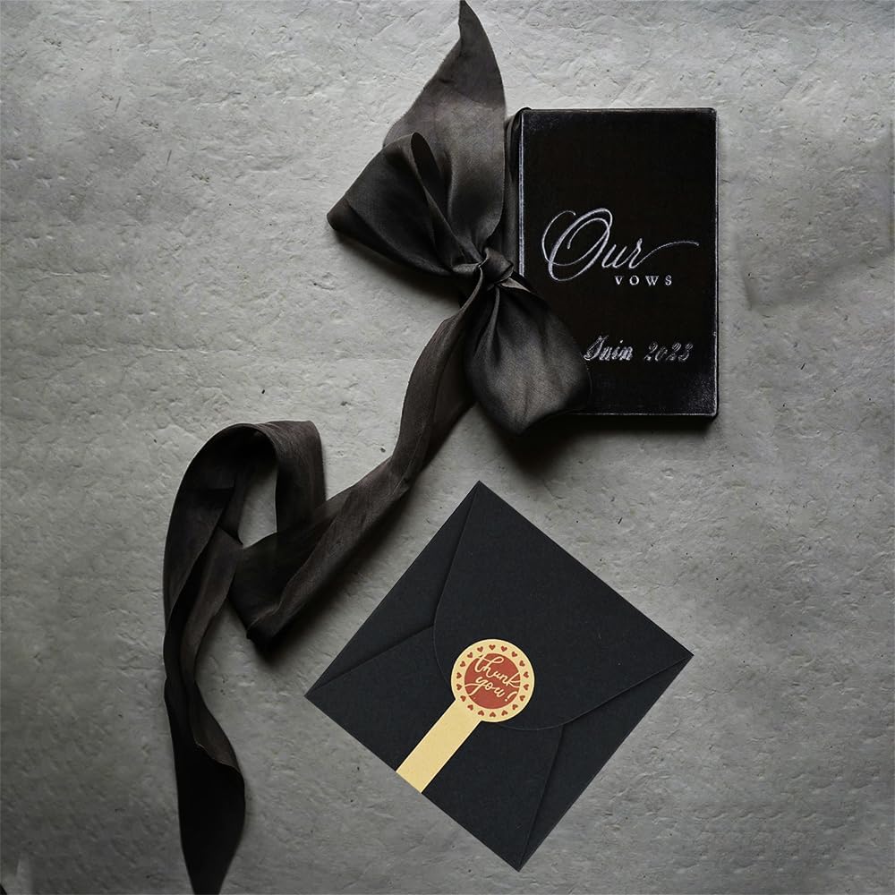 WEWILUCK Small Black Gift Boxes 10PCS