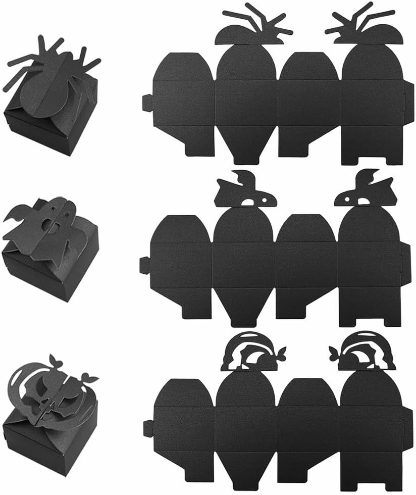 SaktopDeco 24 Piece Halloween Treat Boxes