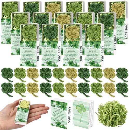 Wettarn 24 Piece Irish Lucky Gift Set with Boxes