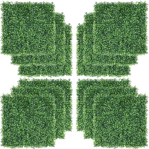 Yaheetech Artificial Boxwood Wall Panels 12PCS
