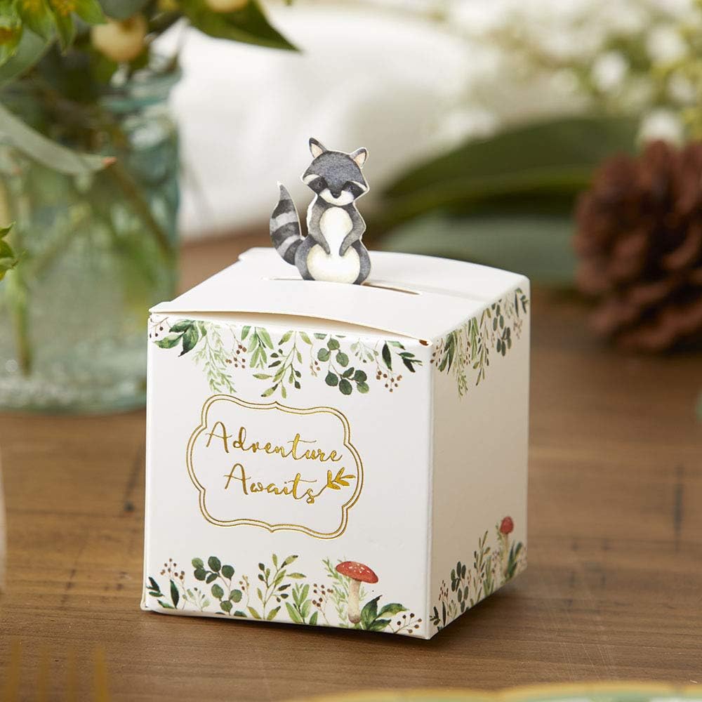 Kate Aspen Woodland Baby Shower Favor Boxes Set of 24