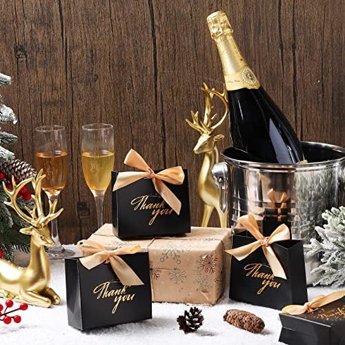 Wesiti 80 Pack Small Thank You Gift Bags with Bow