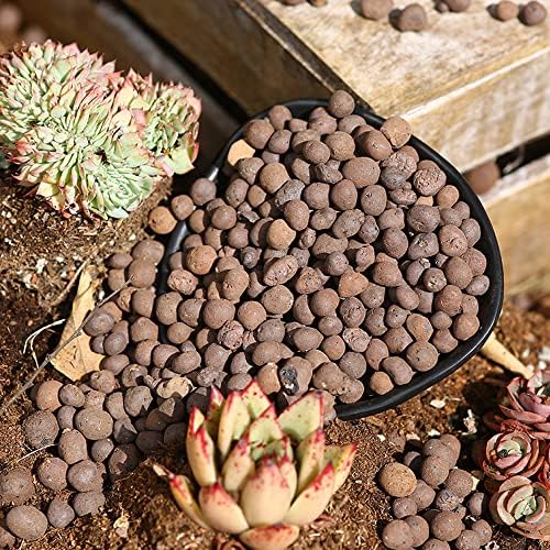 Doter Expanded Clay Pebbles 1 Quart 8mm-14mm for Plants