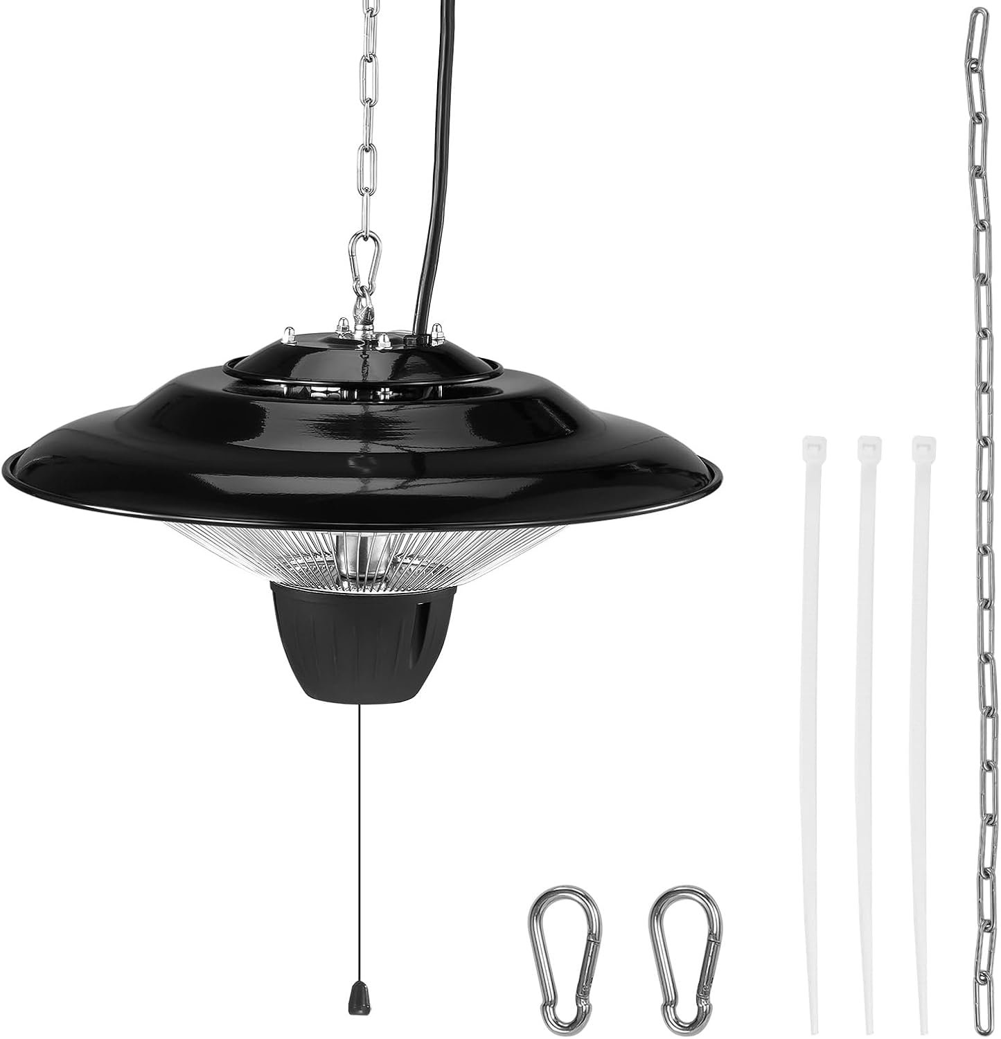 VEVOR Hanging Patio Heater 1500W Infrared Ceiling Heater