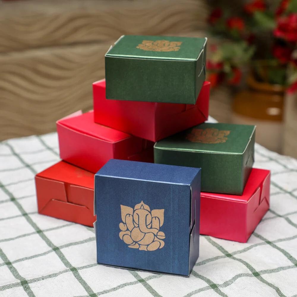 Desi Favors Ganesha Sweet Boxes for Gifts