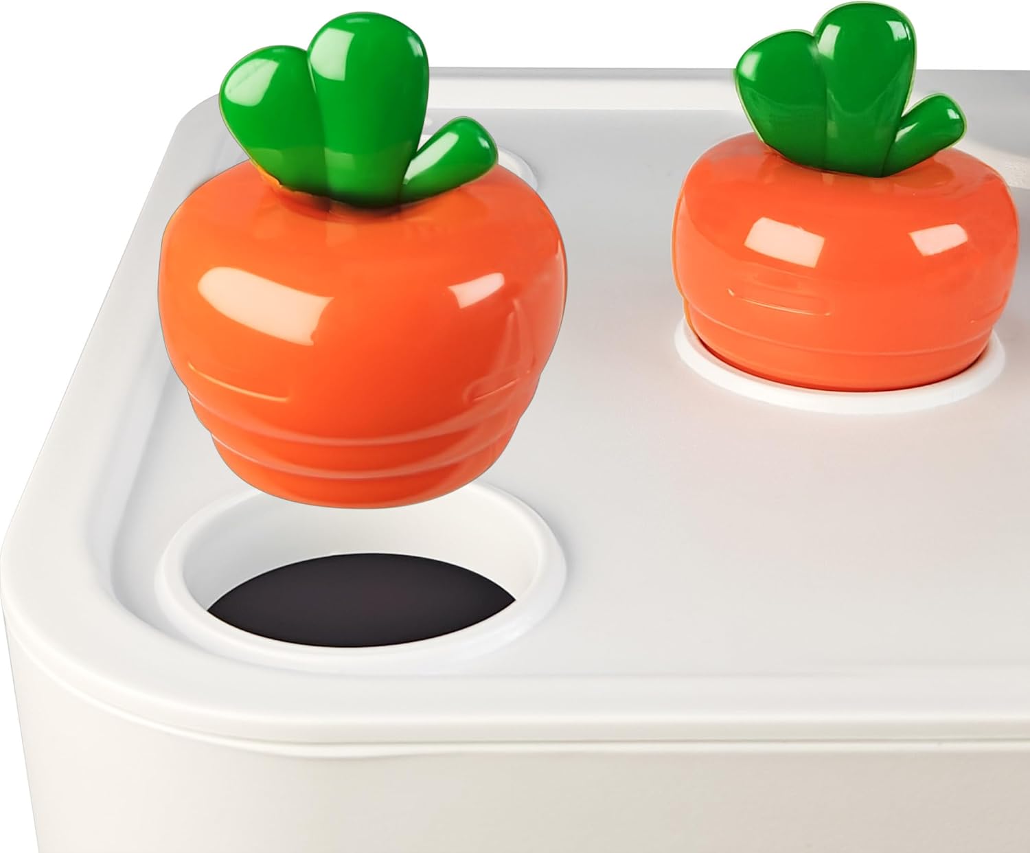 Carrot Spacer Covers for Indoor Hydroponic Systems 10 Pack