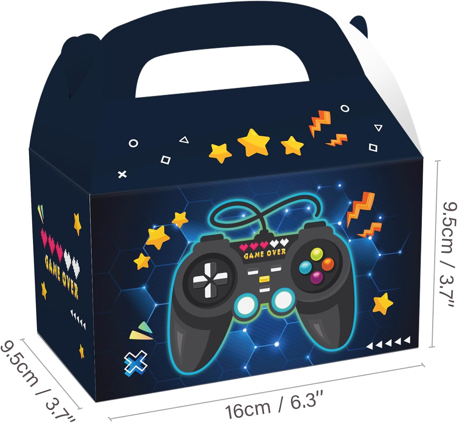 24Pcs Gaming Party Favor Boxes with Controller Design