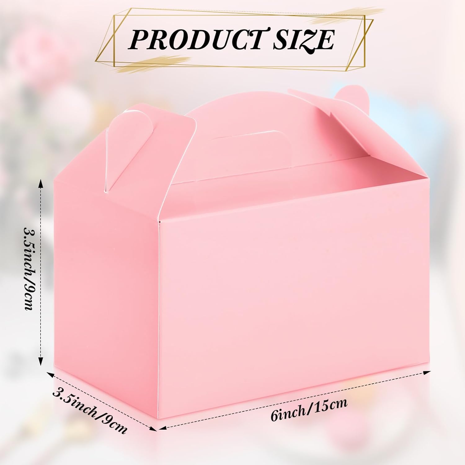 Chrisfall 36 Pcs Gable Treat Boxes for Birthday Wedding Halloween Party Supplies