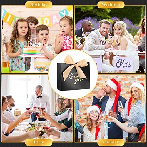 Wesiti 80 Pack Small Thank You Gift Bags with Bow