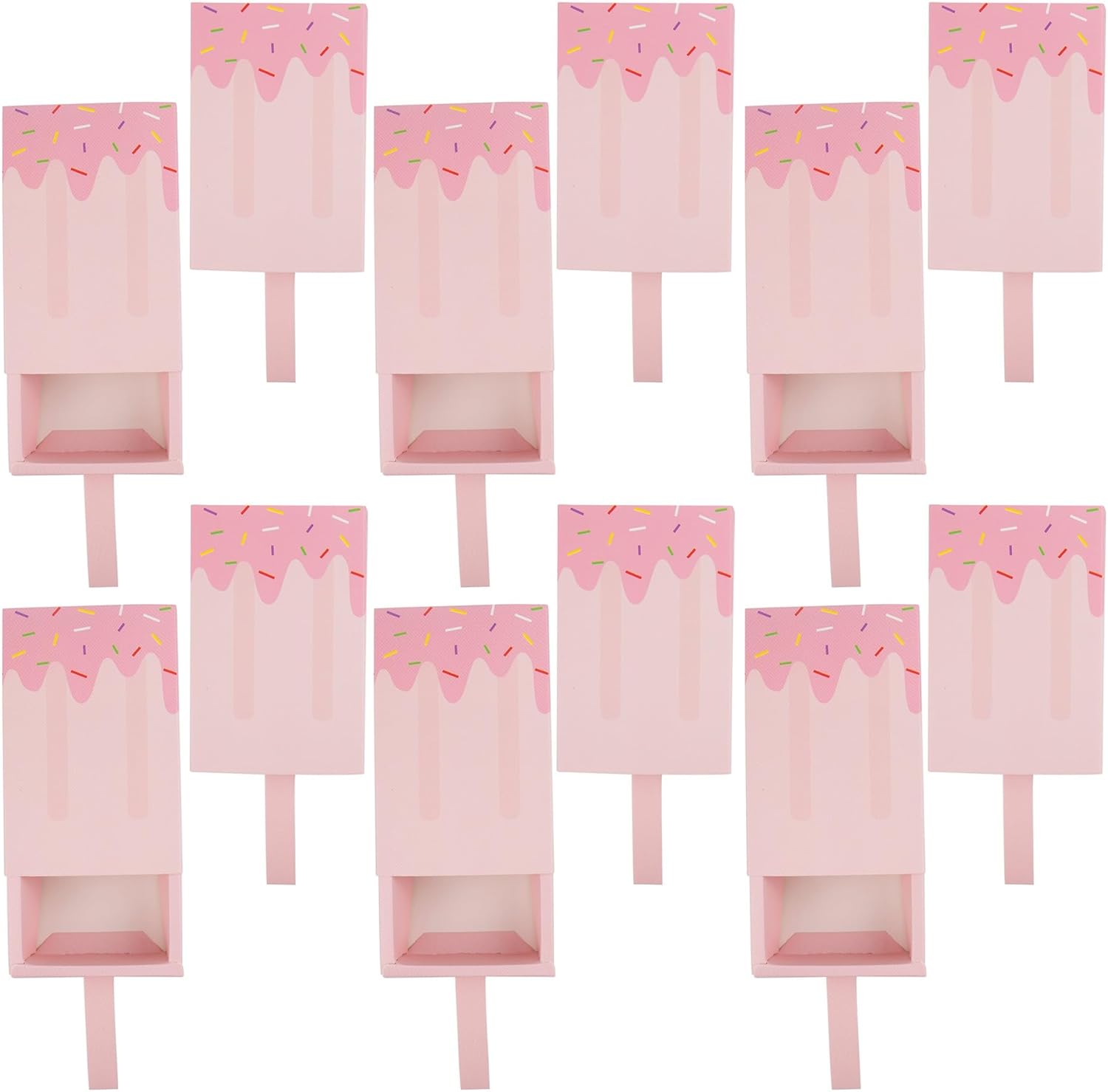 AUEAR 12 Pack Popsicle Shape Candy Gift Box