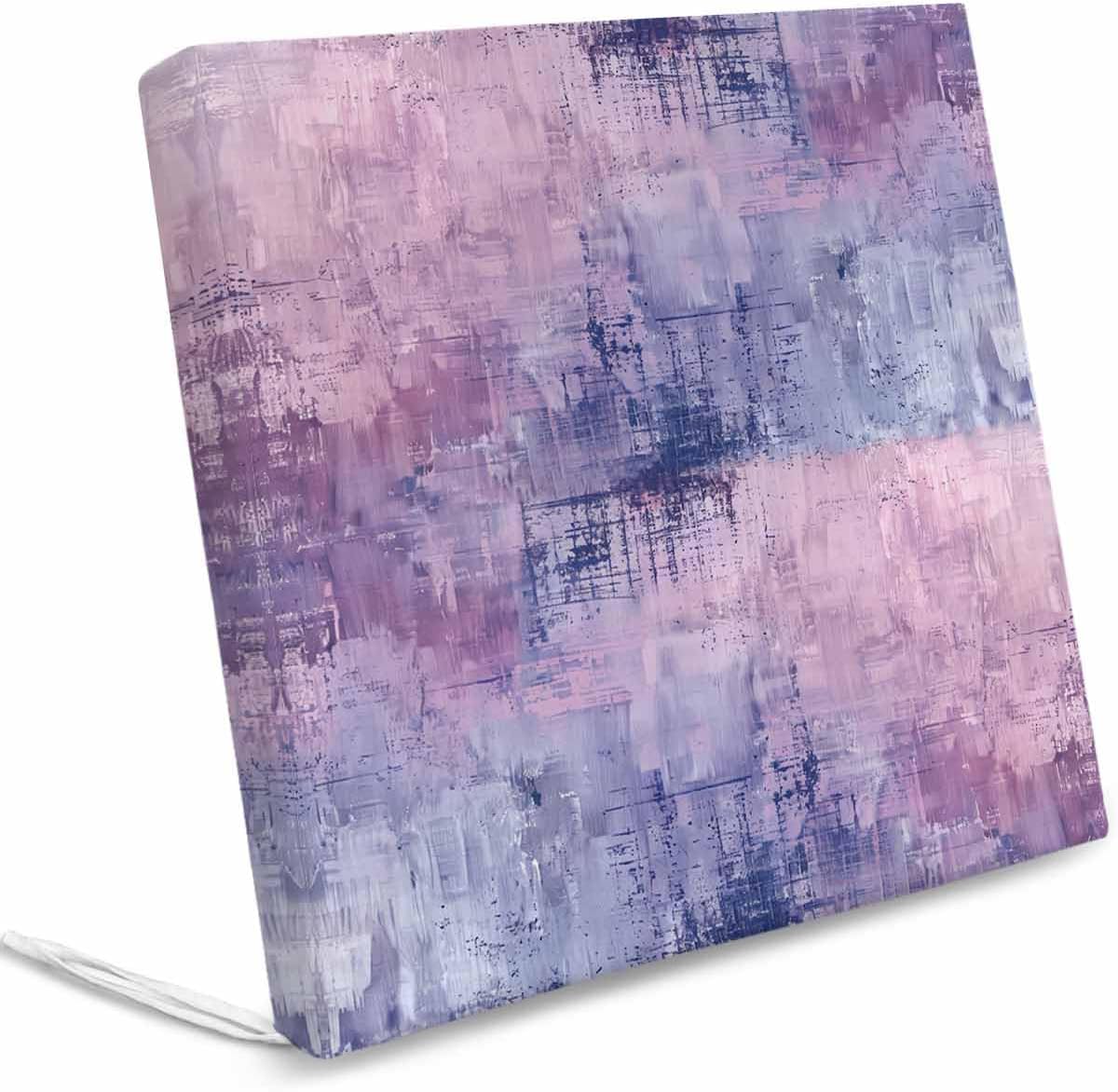 Purple Blue Waterproof Cushion Covers with Ties 2 Pack