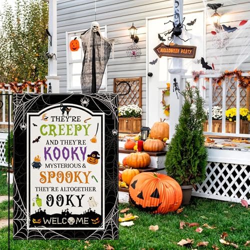 OHOME Halloween Decorations Garden Flag 12x18 Inch