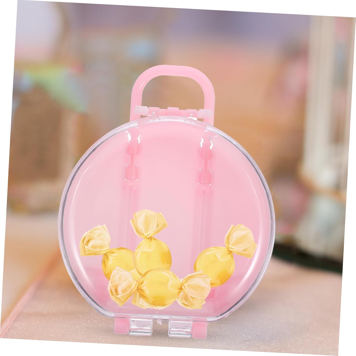 Unomor 12pcs Mini Round Candy Boxes for Weddings Parties and Birthdays