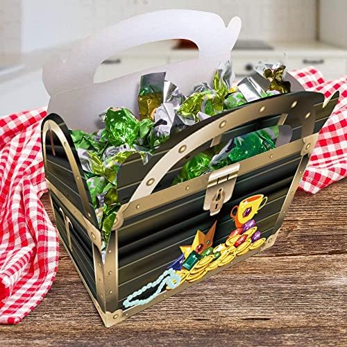 ArtCreativity Treasure Chest Treat Boxes for Kids Pack of 12