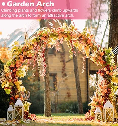Queension Extra Large Metal Wedding Arch with Base