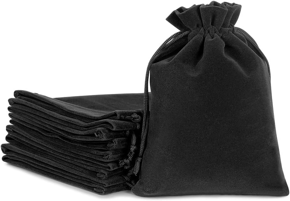 Lucky Monet Velvet Drawstring Bags for Gifts and Crafts 1