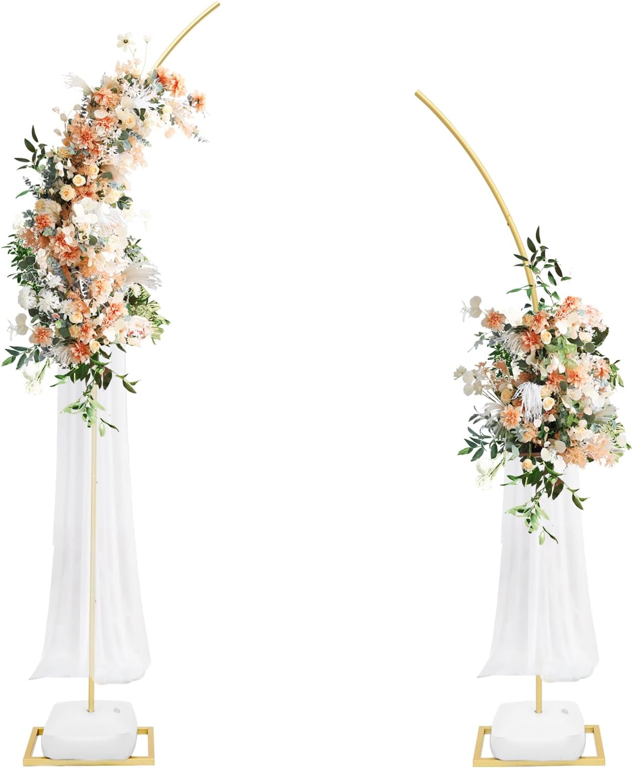 Gold Balloon Arch Stand Kit - 6FT and 8FT
