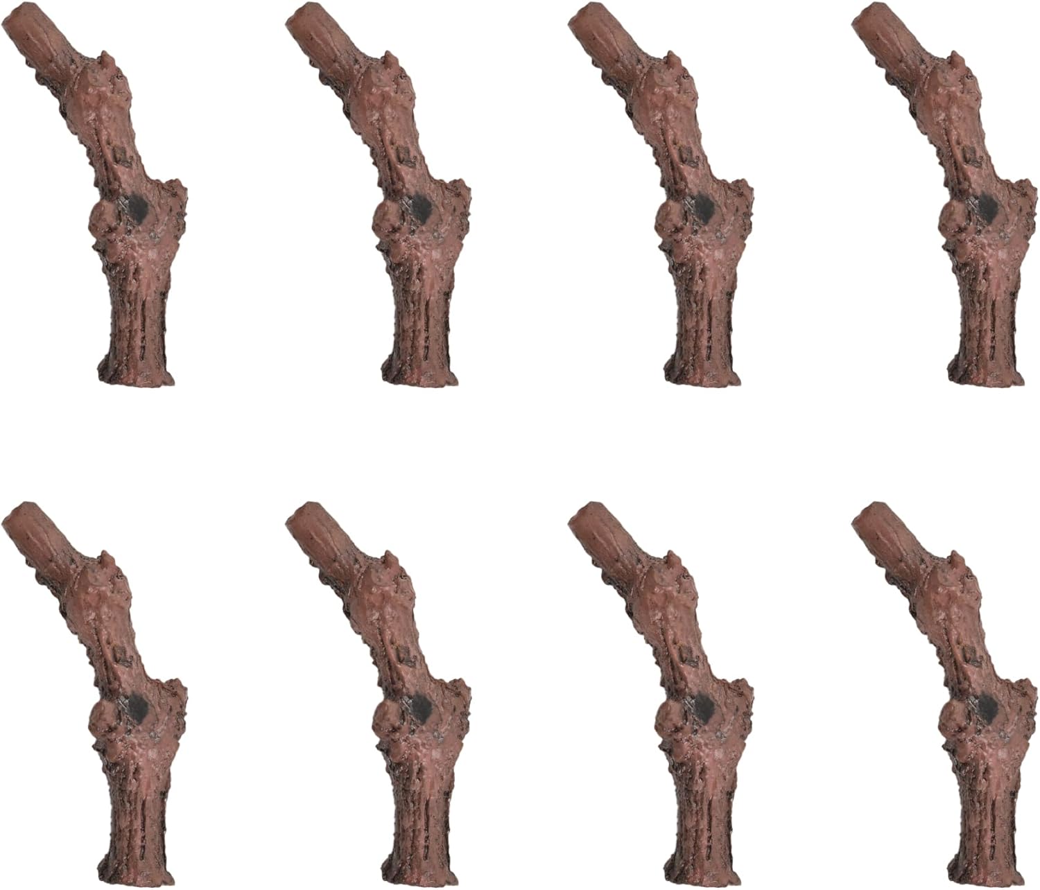 HUIANER 8pcs Mini Garden Stump Branches Decorations