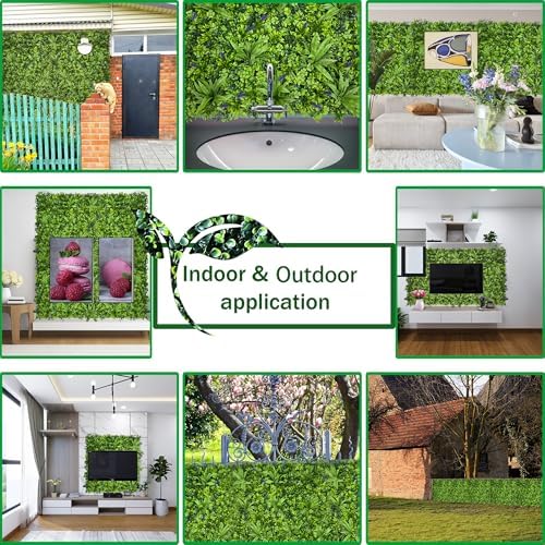 Artificial Ivy Wall Panel 40x120 Inches Privacy Fence Decor